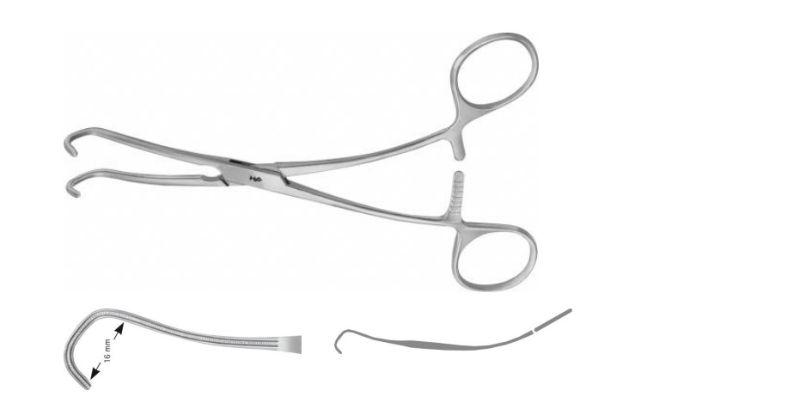 ДЕРРА ПЕДІАТРИЧН. ЗАТИСКАЧ 16MM 165MM